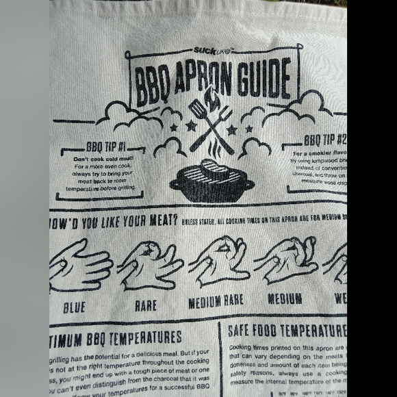 barbecue fun set: 2 recipe aprons, 3 games - Picture 3 of 12